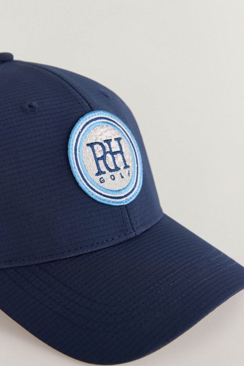 Gorra Cortefiel Hombre Complementos Gorra Silbon Lisa Bordada Azul