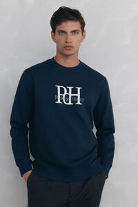 Pedro del Hierro Big logo crew neck sweatshirt