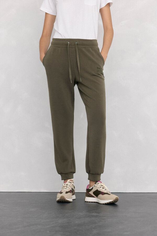 Pedro del Hierro Softouch fabric activewear pants Green