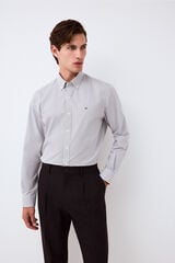 Pedro del Hierro Plaid shirt Grey