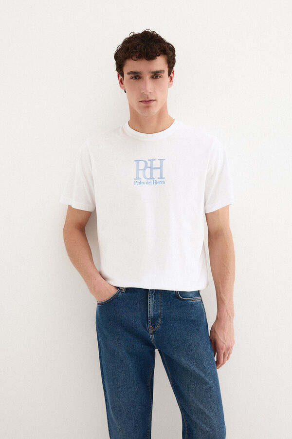 Pedro del Hierro Logo T-shirt White