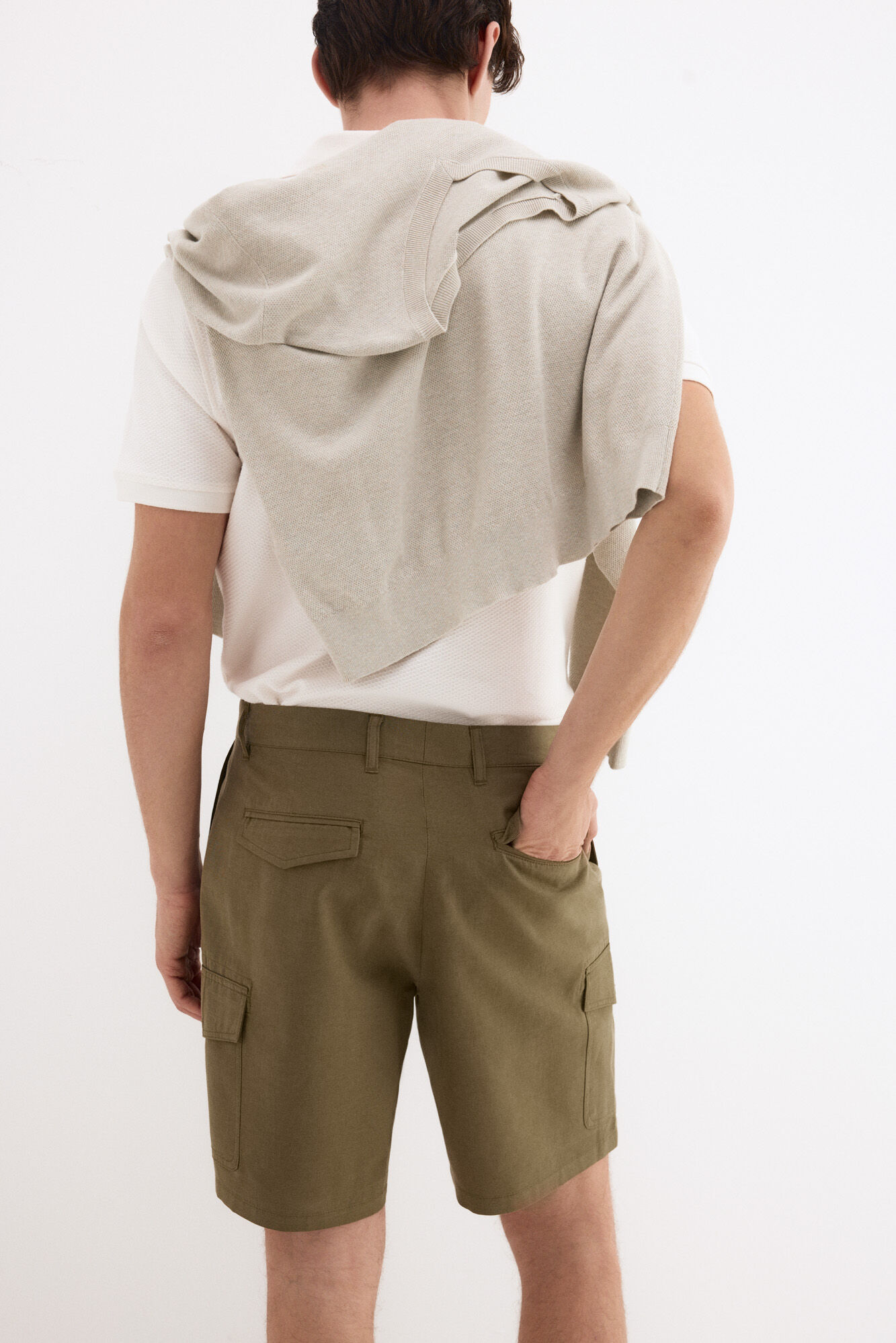 Pedro del Hierro Regular cargo Bermuda shorts