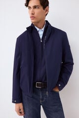 Pedro del Hierro Lightweight technical jacket Blue