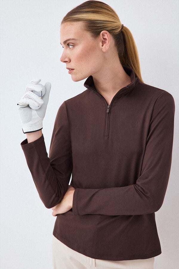 Pedro del Hierro Lightweight sweatshirt Brown