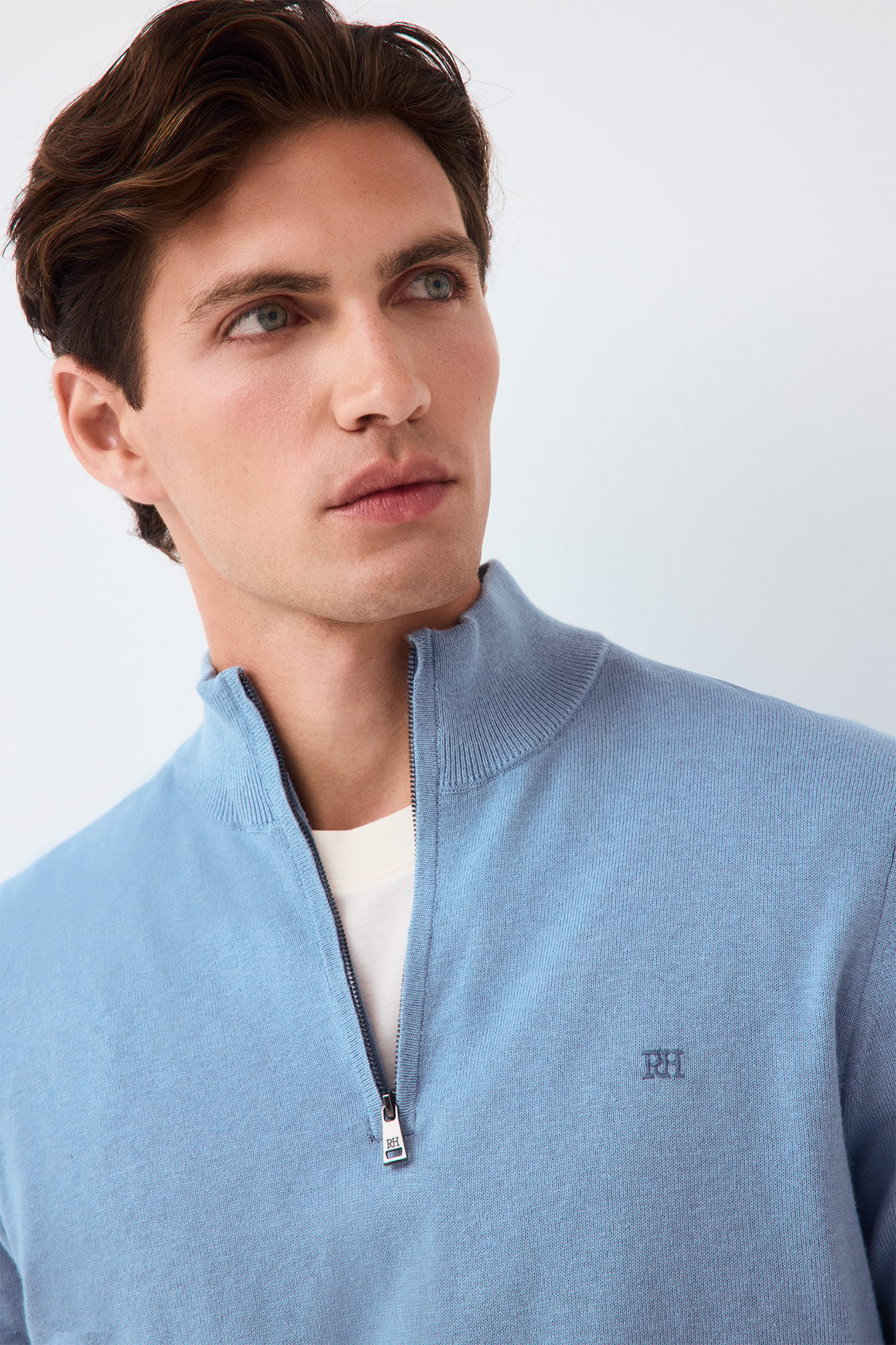 Pedro del Hierro Premium cotton silk cashmere knit jumper