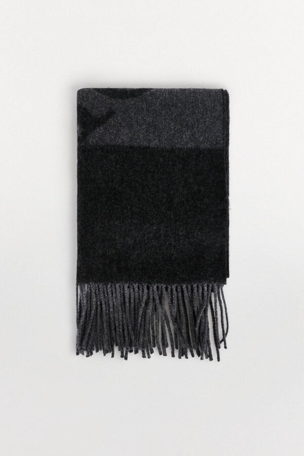 Pedro del Hierro Fabric scarf Grey