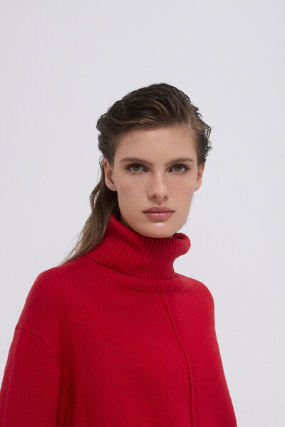 Pedro del Hierro Swan jersey with central seam Orange