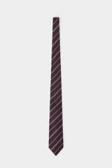 Pedro del Hierro Extra-fine silk tie Brown