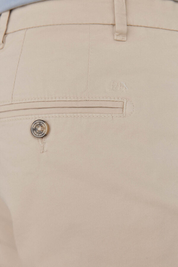 Pedro del Hierro Premium chinos trousers, regular fit Beige