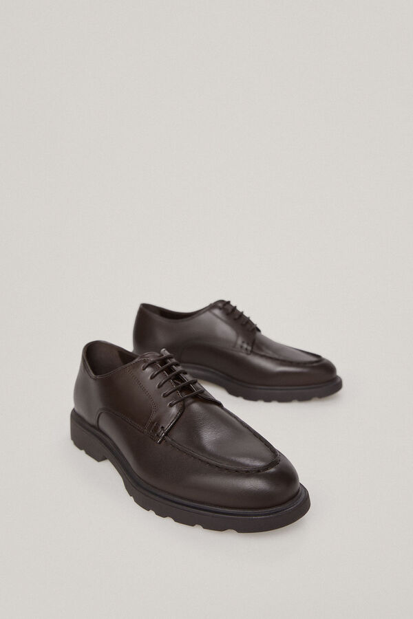 Pedro del Hierro Lace-up leather shoe Brown