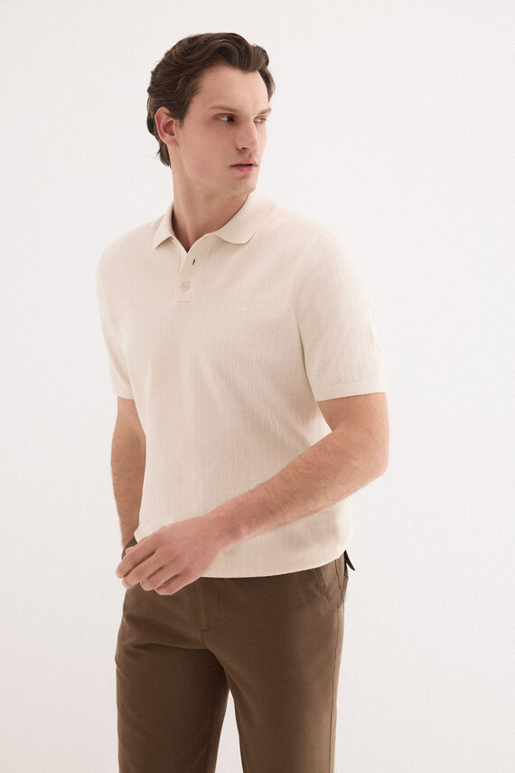 Jersey polo premium manga corta rayas