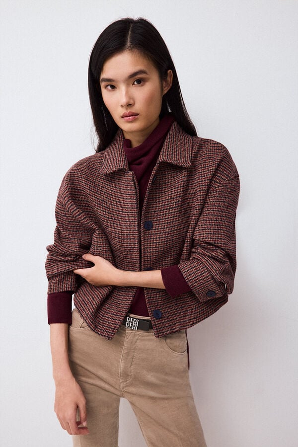 Pedro del Hierro Fantasy fabric jacket Red