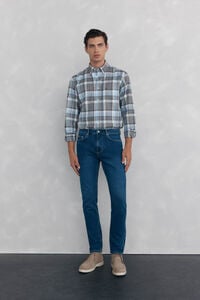 Pedro del Hierro Calças de ganga premium flex corte slim