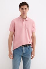 Pedro del Hierro Basic piqu&eacute; polo shirt Coral