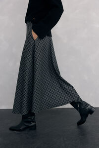 Pedro del Hierro Falda midi capa cuadros