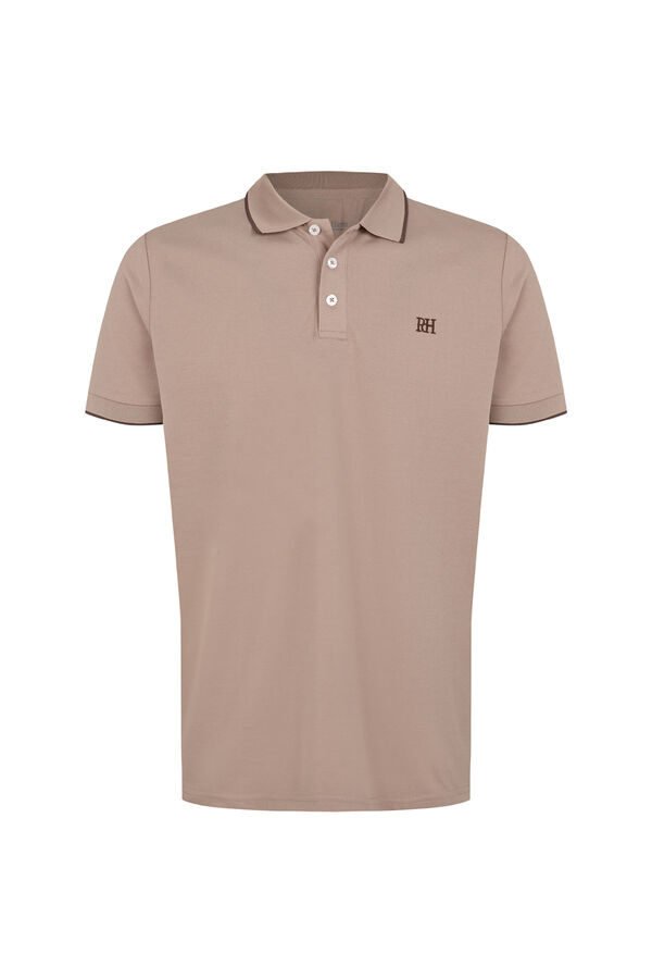Pedro del Hierro Polo liso Golf Beige