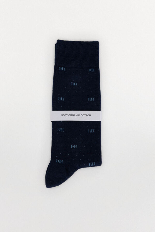 Pedro del Hierro Sport logo socks Blue
