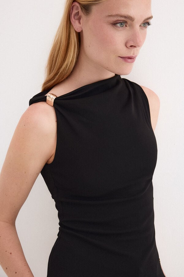Pedro del Hierro Sleeveless T-shirt Black