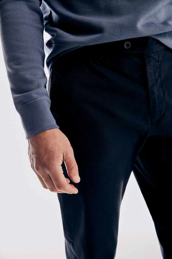 Pedro del Hierro Regular fit Premium Flex chinos Blue