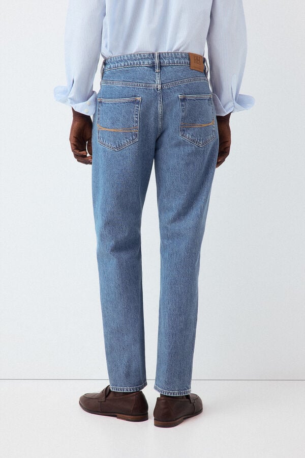 Pedro del Hierro Cal&ccedil;as jeans slim tapered fit Azul