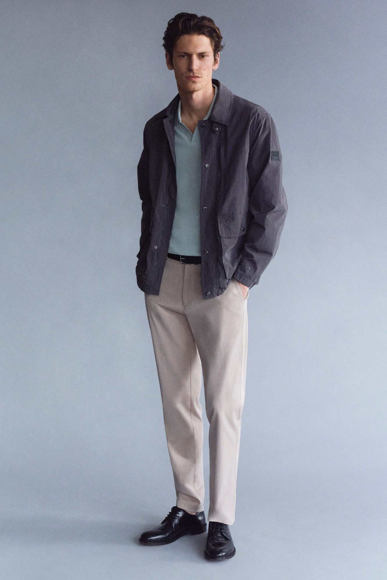 Pedro del Hierro Neck detail jacket