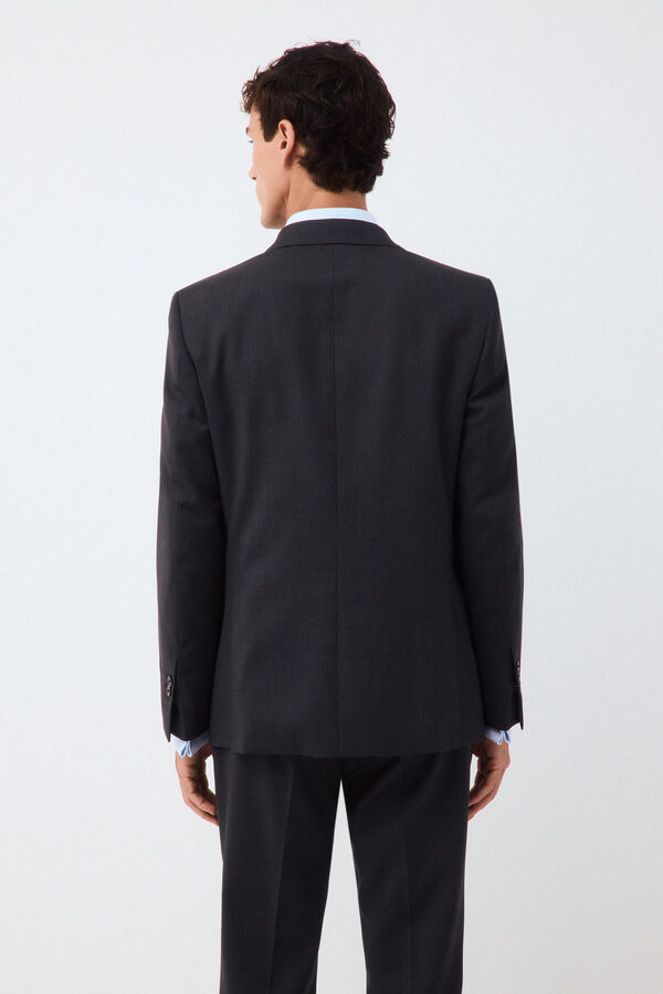 Pedro del Hierro Blazer de fato coordenado tailored b&aacute;sico Cizento