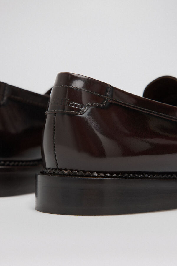 Pedro del Hierro Masked Moccasin Brown