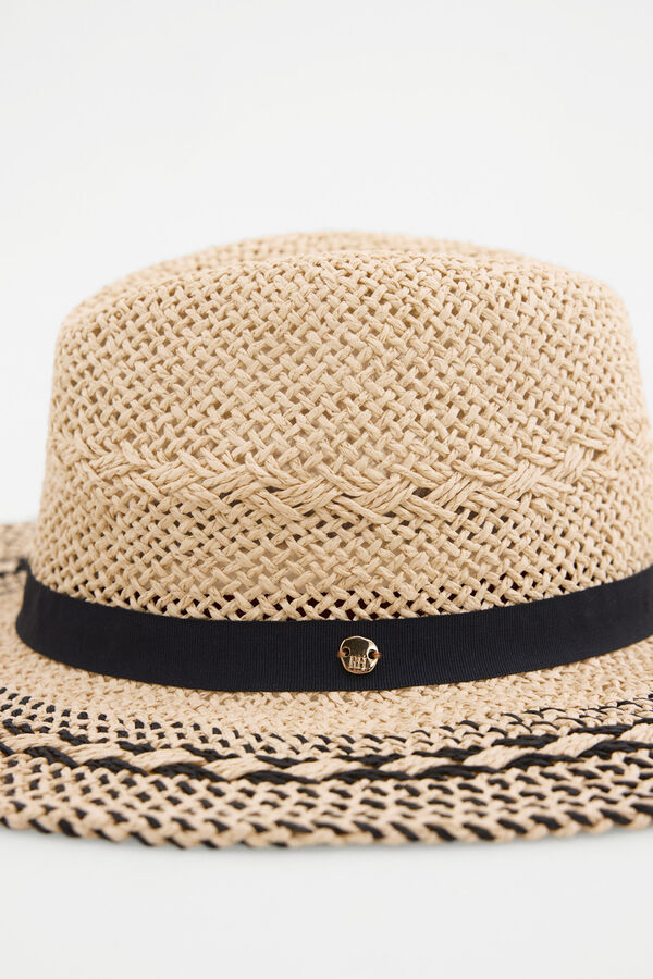 Pedro del Hierro Raffia hat Ecru