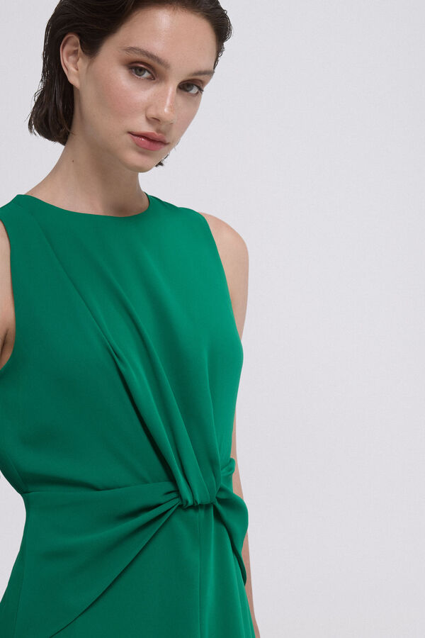 Pedro del Hierro Green knot dress Green