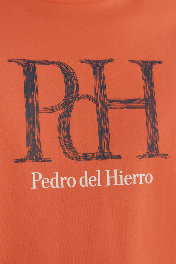 Pedro del Hierro Logo T-shirt Red