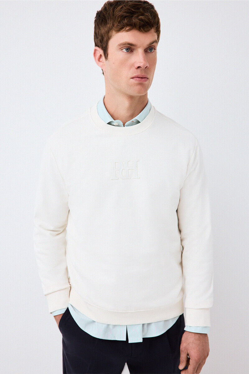 Pedro del Hierro Sudadera logo cuello caja