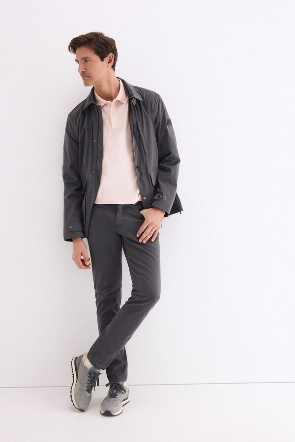 Pedro del Hierro Basic piqu&eacute; polo shirt Pink