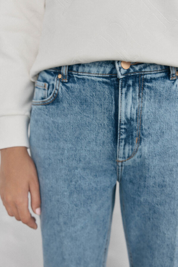 Pedro del Hierro Basic straight jeans Blue