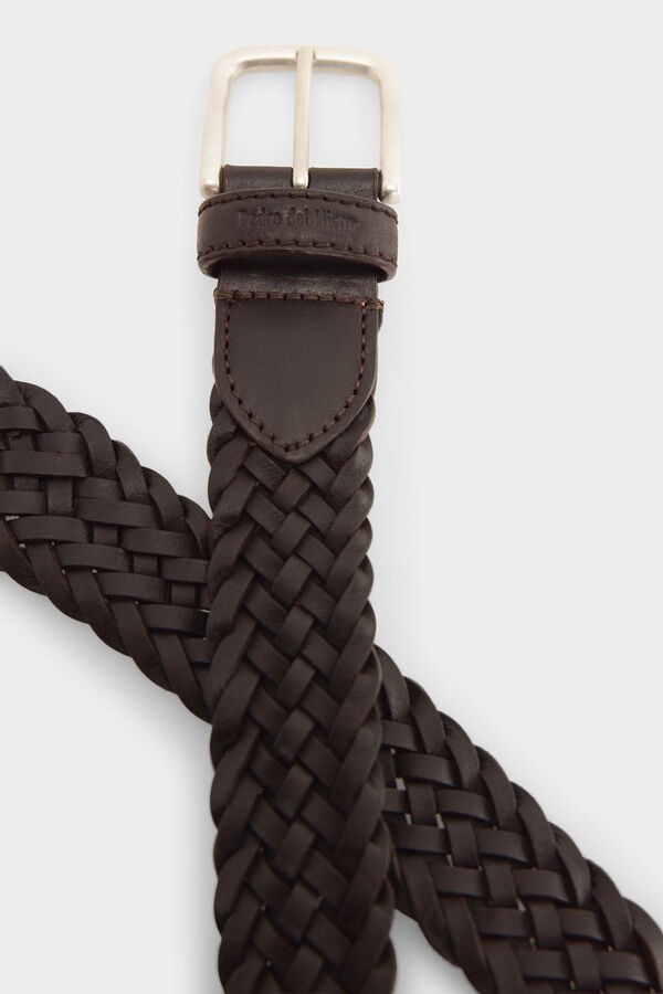 Pedro del Hierro Leather sport belt Brown