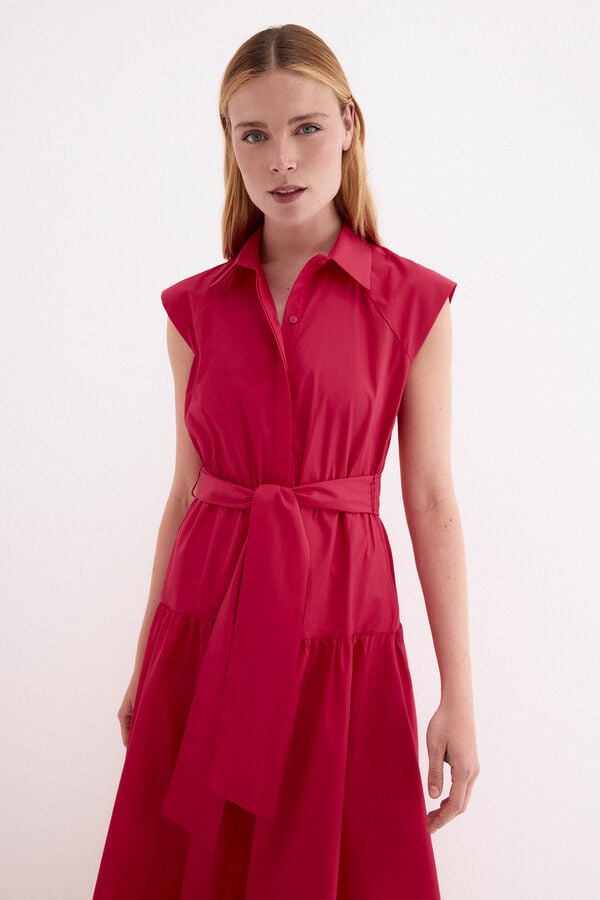 Pedro del Hierro Sleeveless shirt dress Pink
