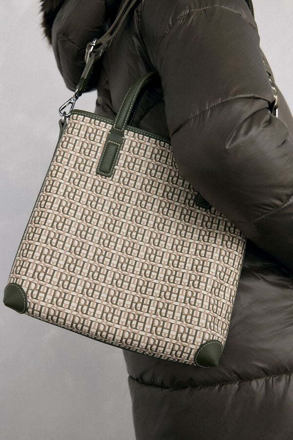 Pedro del Hierro Long hooded parka Grey