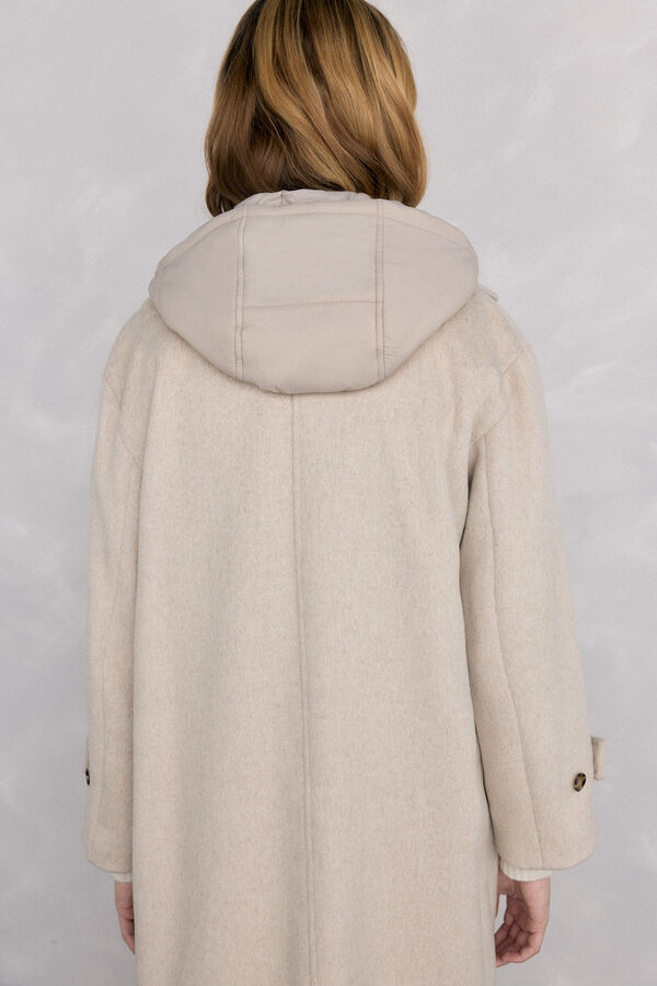 Pedro del Hierro Sobretudo e colete interno Beige