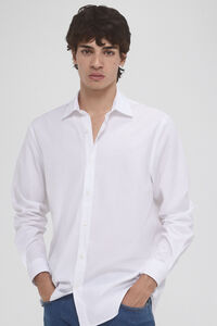 Pedro del Hierro Italian poplin shirt White