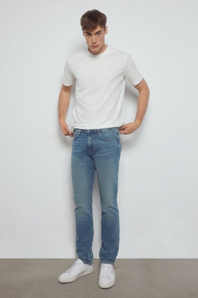 Pedro del Hierro Slim fit Premium Flex jeans Azul