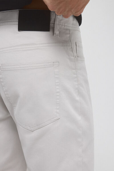 Pedro del Hierro 5-pocket trousers, slim fit Ecru