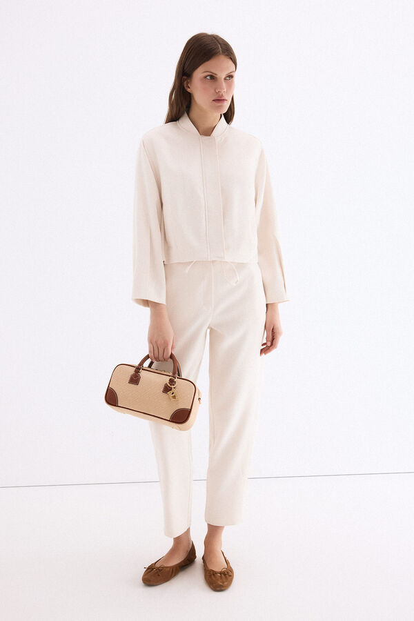 Pedro del Hierro Balloon trousers Ecru