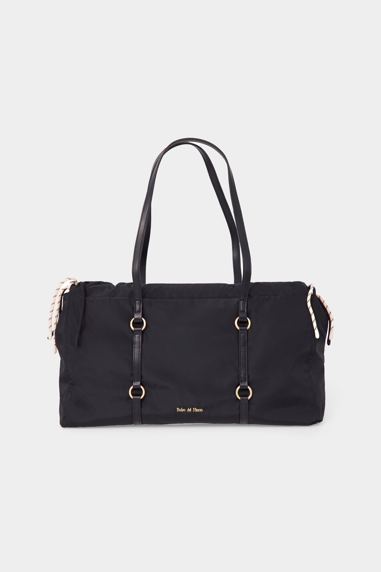 Pedro del Hierro Nylon double handle shopper bag
