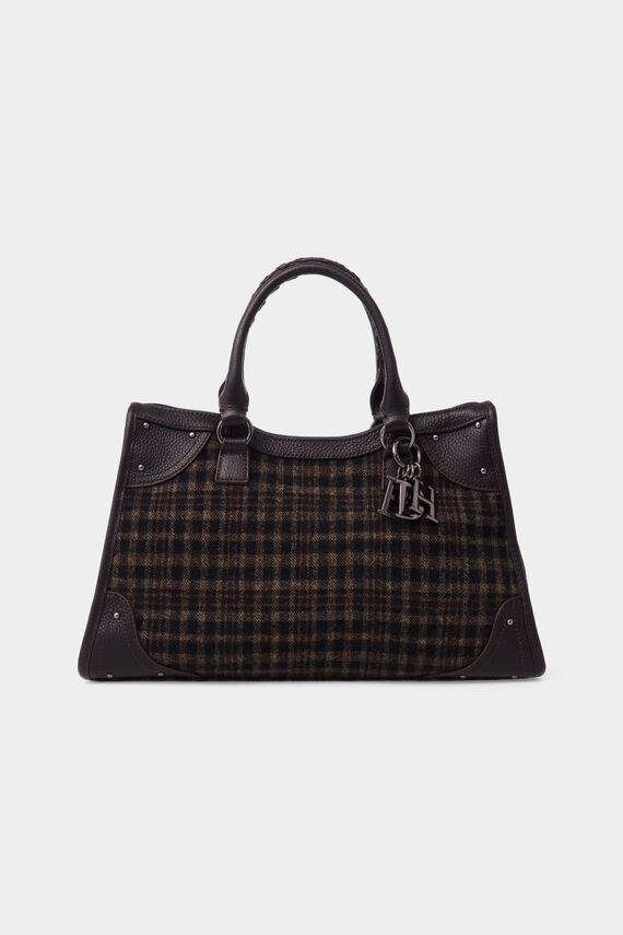 Bolso medio de cuadros