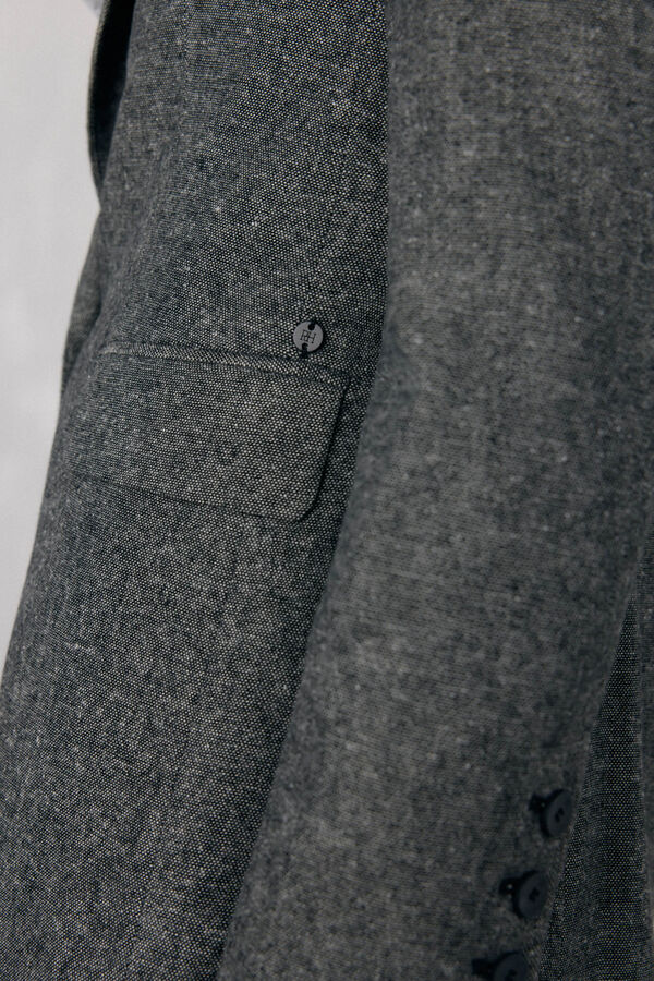 Pedro del Hierro Cheviot Blazer Grey