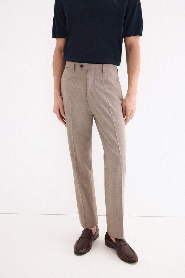 Pedro del Hierro Cal&ccedil;as com estrutura de alfaiataria Marrom