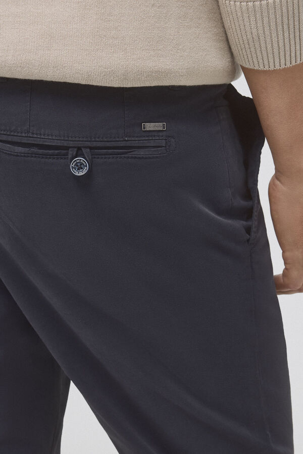 Pedro del Hierro Slim fit Premium Flex chinos Grey