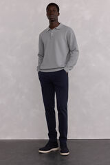 Pedro del Hierro Premium slim fit chinos pants Blue