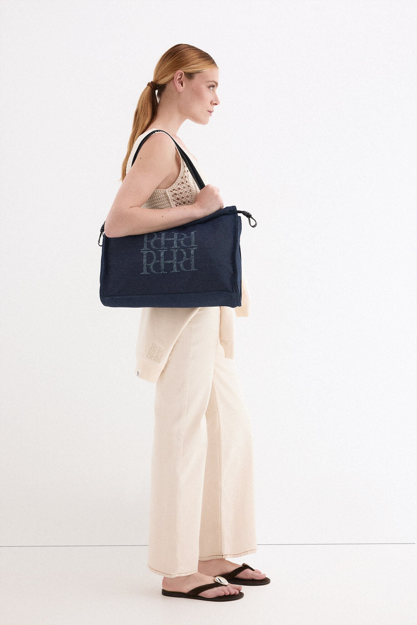 Pedro del Hierro Denim shopper bag
