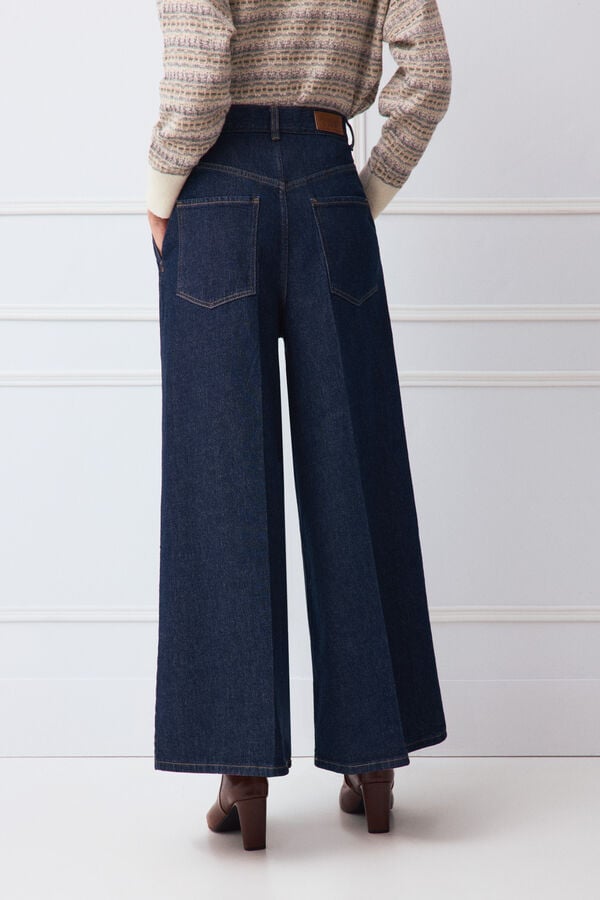 TFP by Tamara Falc&oacute; Super wide leg jeans Blue