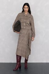 Pedro del Hierro Harris box bomber Brown